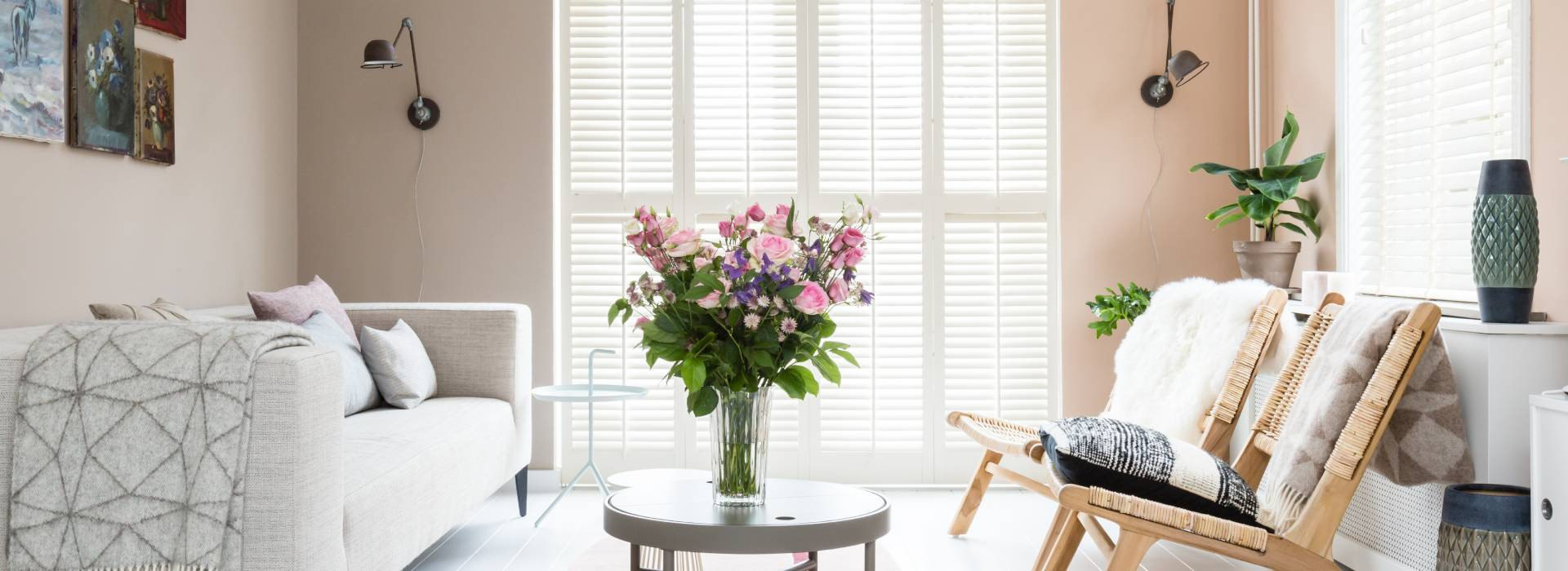 Shutters in de woonkamer - JASNO