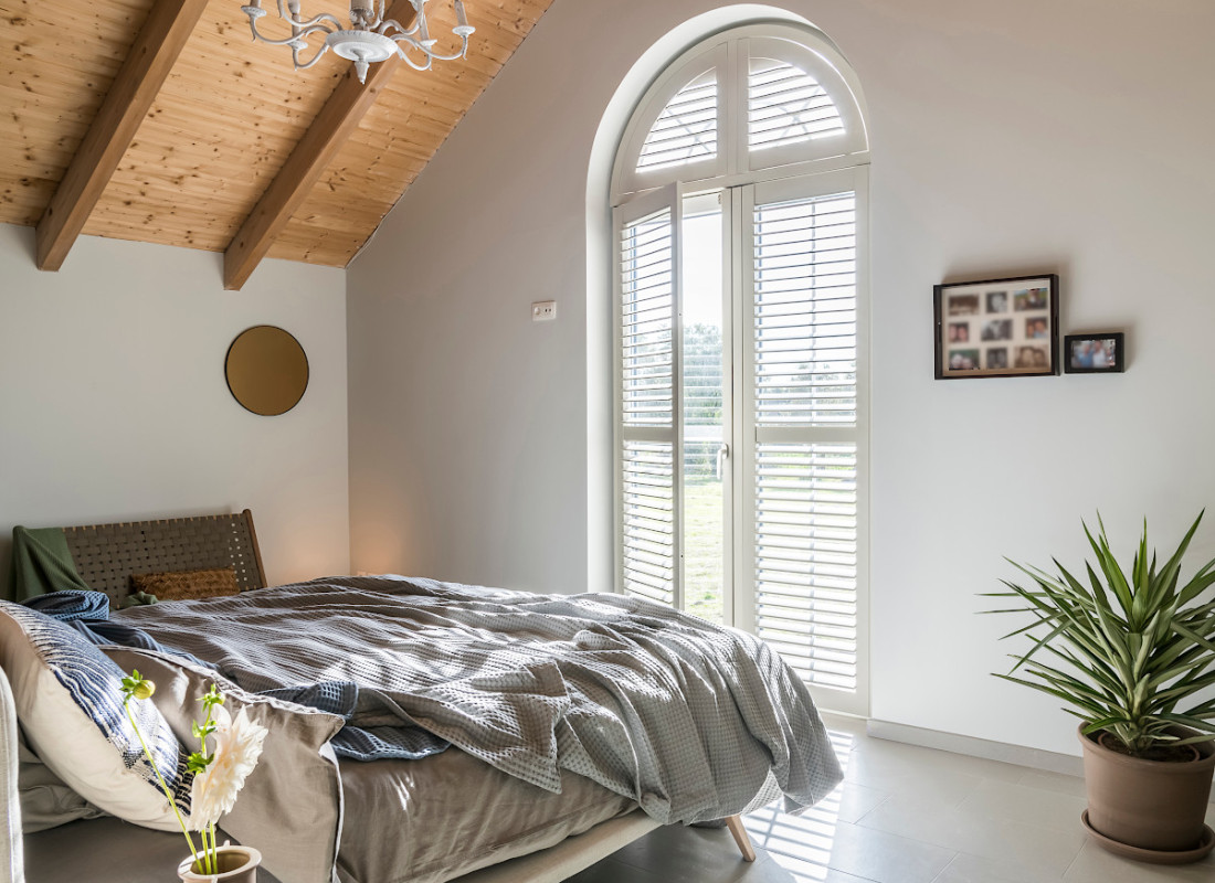  Shutters silentview in de slaapkamer impressie